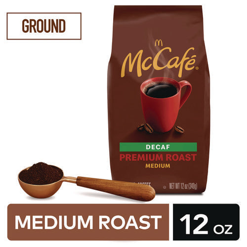 McCafe Ground Coffee Premium Roast Decaf 12 Oz Bag