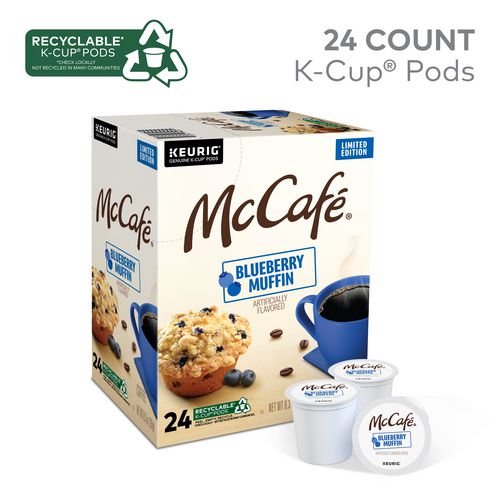 McCafe Blueberry Muffin K-cups 24/box
