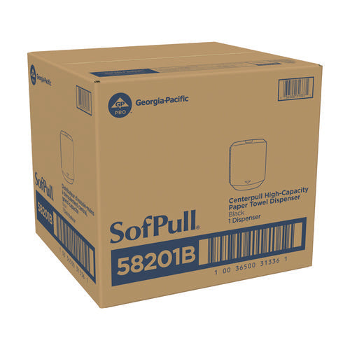 Georgia Pacific Professional Sofpull Centerpull Hand Towel Dispenser 10.13x10.58x11.33 Black