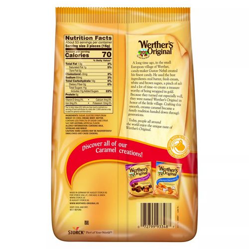 Werther's Original Original Hard Candies Caramel 30 Oz Bag
