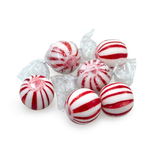 Colombina Jumbo Peppermint Balls 0.32 Oz Individually Wrapped 120/bag 4 Bags/Case