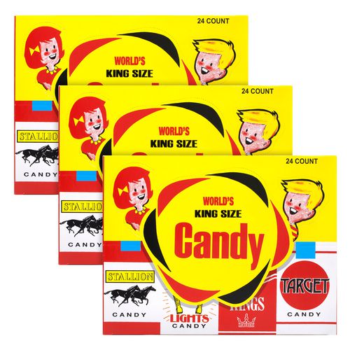 World Confections Candy Cigarettes 24/box 3 Boxes/Case