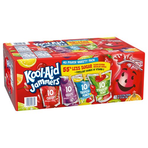 Kool-Aid Jammers Juice Pouch Variety Pack 6 Oz Pouch 80/Case