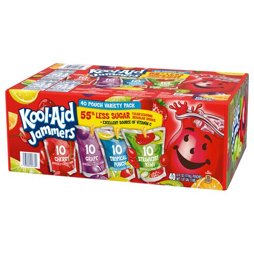 Kool-Aid Jammers Juice Pouch Variety Pack 6 Oz Pouch 80/Case