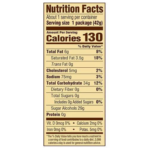 Werther's Original Chewy Caramels Sugar Free 1.48 Oz Bag 24/Case