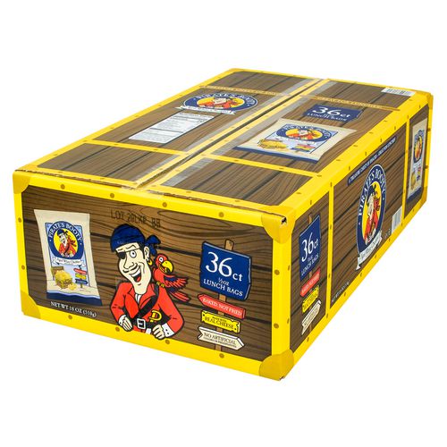 Pirate's Booty Natural Aged White Cheddar Baked Corn Puffs 0.5 Oz Bag 36/box 2 Boxes/Case