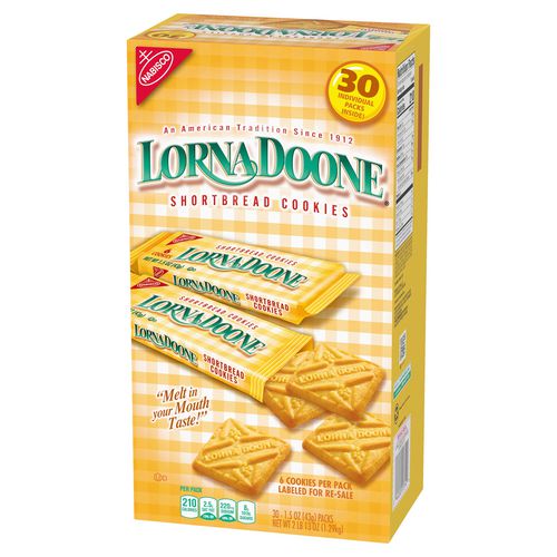 Nabisco Lorna Doone Shortbread Cookies 1.5 Oz Packet 30/box 2 Boxes/Case