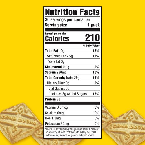 Nabisco Lorna Doone Shortbread Cookies 1.5 Oz Packet 30/box 2 Boxes/Case