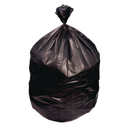 Heritage High-density Waste Can Liners 16 Gal 8 Mic 24"x33" Black 50 Bags/roll 20 Rolls/Case