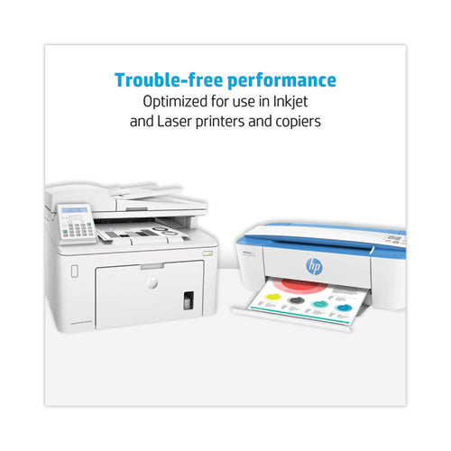 HP Papers Copyandprint20 Paper 92 Bright 20 Lb Bond Weight 8.5x11 White 750 Sheets/ream 4 Reams/Case