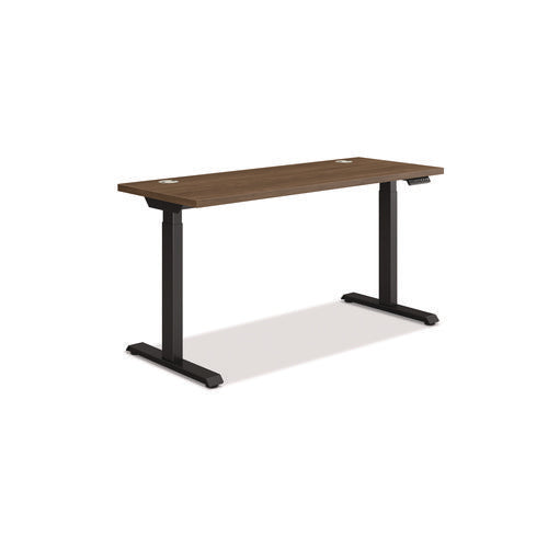 HON Coordinate Height Adjustable Desk Bundle 2-stage 58"x22"x27.75" To 47" Pinnacle\black