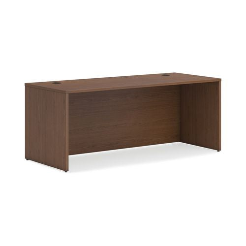 HON Mod Double Pedestal Desk Bundle 72"x30"x29" Sepia Walnut