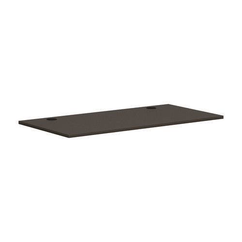 HON Mod Height Adjustable Desk Bundle 60"x30"x27.5" To 46.75" Slate Teak/silver