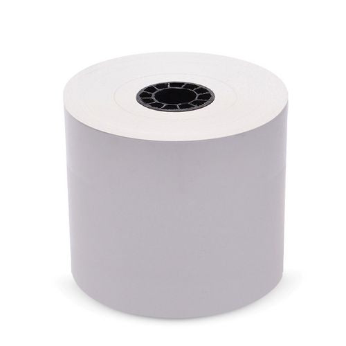 Iconex Sticky Media 3.15"x270 Ft White 12 Rolls/Case