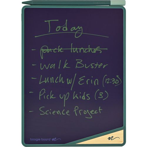 Boogie Board Versaboard Reusable Writing Tablet Lcd Touchscreen 5.38"x7.5" Mineral Green/black