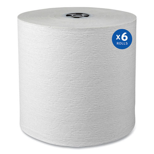 Kleenex Hard Roll Paper Towels With Premium Absorbency Pockets With Colored Core Gray Core 1-ply 7.5"x700 Ft White 6 Rolls/ct