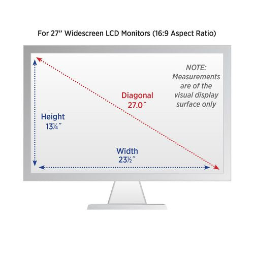 Kantek Lcd Monitor Magnifier Filter For 27" Widescreen Flat Panel Monitor