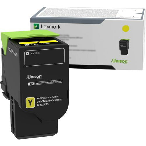 Lexmark 78c0xyg Return Program Extra High-yield Tonerx 5000 Page-yield Yellow