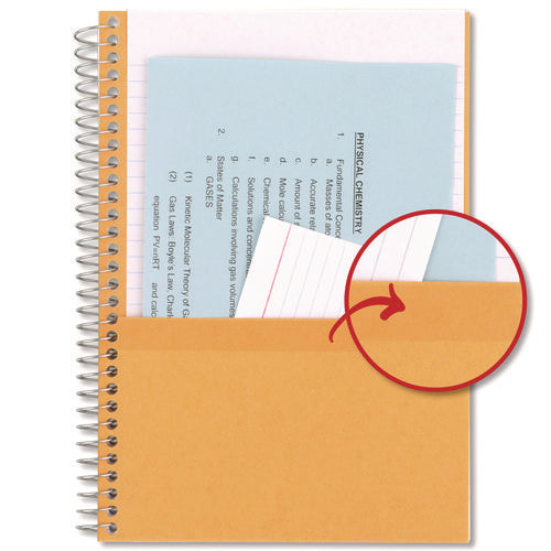 Five Star Wirebound Notebook 2-subject Medium/college Rule Randomly Assorted Cover Color (80) 9.6x6 Sheets