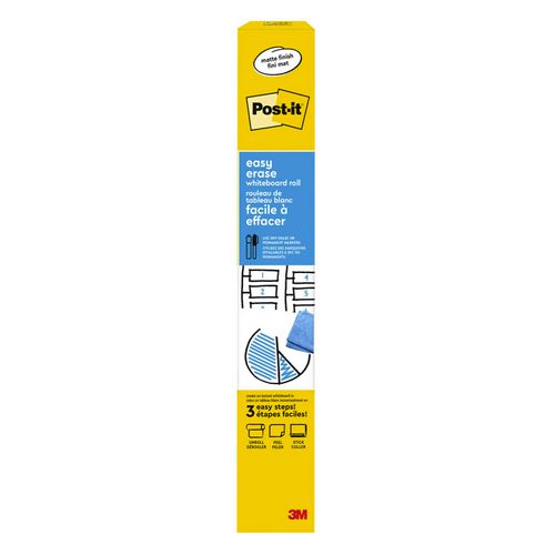 Post-it Easy Erase Permanent Marker Whiteboard Surface 36x24 White Surface