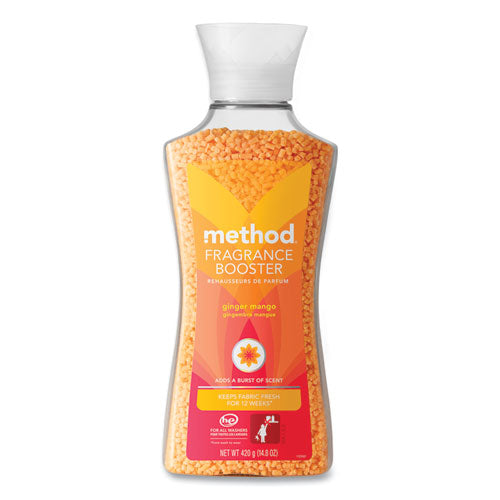 Method Fragrance Booster Beads Ginger Mango Scent 14.8 Oz Bottle 6/Case