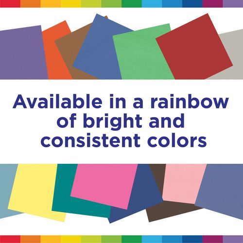 Prang Sunworks Construction Paper 50 Lb Text Weight 12x18 White 50/pack 25 Packs/Case