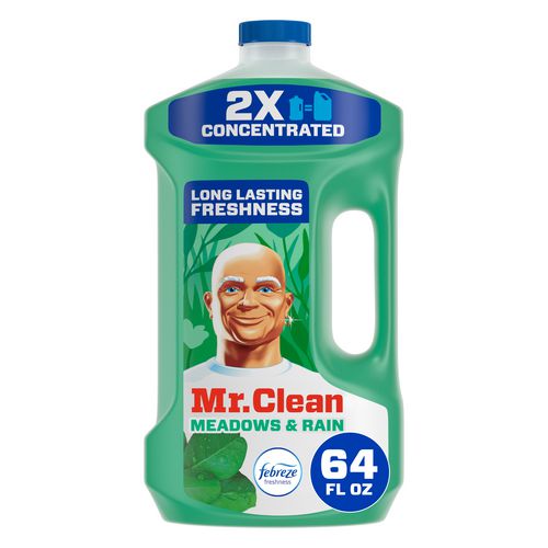 Mr. Clean Multipurpose Cleaning Solution With Febreze Meadows And Rain 64 Oz Bottle