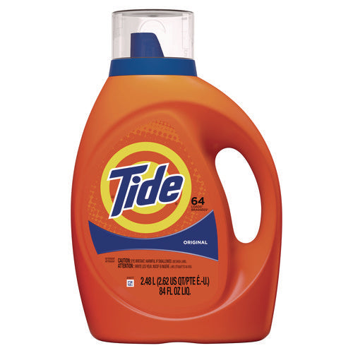 Tide Liquid Laundry Detergent Original Scent 64 Loads 84 Oz Bottle 4/Case