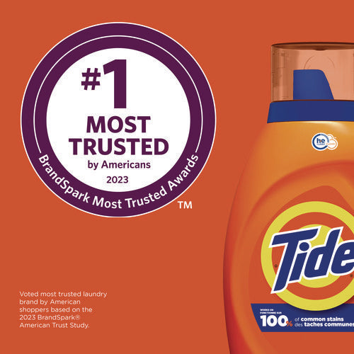 Tide Liquid Tide Laundry Detergent 32 Loads 42 Oz Bottle 6/Case