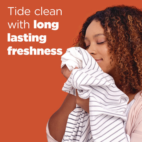 Tide Plus Febreze Liquid Laundry Detergent Spring And Renewal 84 Oz Bottle 4/Case