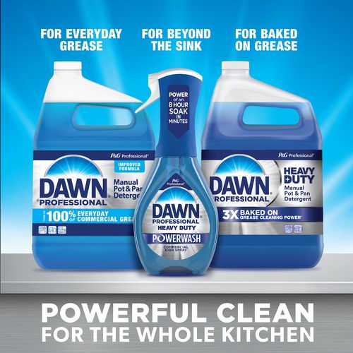 Dawn Professional Heavy Duty Powerwash Commercial Dish Spray Starter Kit With 16 Oz Spray Bottle And 5 Refills/Case