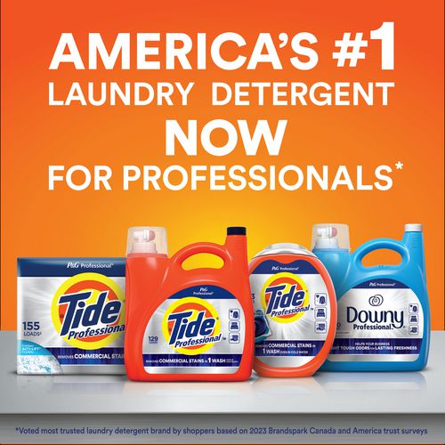 Tide Professional Commercial Power Pods Laundry Detergent 63 Liquid Pods/tub 4 Tubs/Case