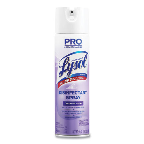 Professional LYSOL Brand Disinfectant Spray Lavender 19 Oz Aerosol Spray