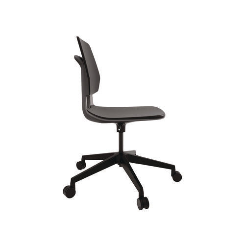 Safco Commute Task Chair Supports Up To 275 Lb 18.25" To 22.25" Seat Height Black Seat Black Back Black Base