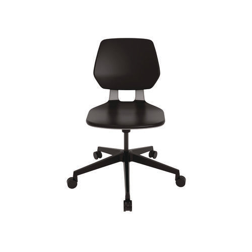 Safco Commute Task Chair Supports Up To 275 Lb 18.25" To 22.25" Seat Height Black Seat Black Back Black Base