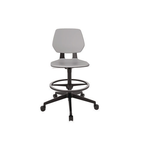Safco Commute Extended Height Task Chair Supports Up To 275 Lbs 18.25" To 22.25" Seat Height Gray/black