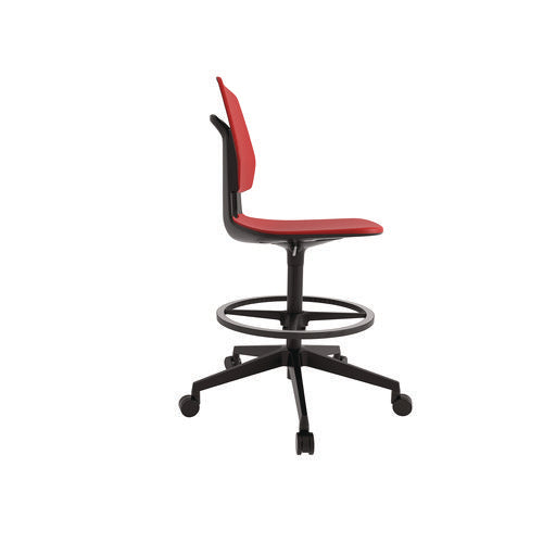 Safco Commute Extended Height Task Chair Supports Up To 275 Lbs 18.25" To 22.25" Seat Height Red/black