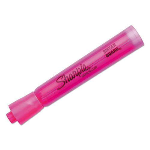 Sharpie Tank Style Highlighters Pink Ink Chisel Tip Pink Barrel Dozen