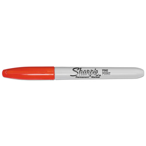 Sharpie Fine Tip Permanent Marker Fine Bullet Tip Red Dozen