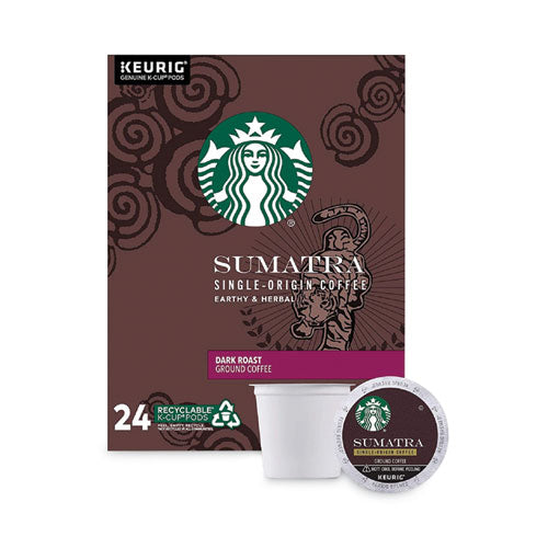 Starbucks Sumatra Coffee K-cups Sumatran 0.4 Oz K-cup 96/box