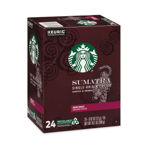 Starbucks Sumatra Coffee K-cups Sumatran 0.4 Oz K-cup 24/box