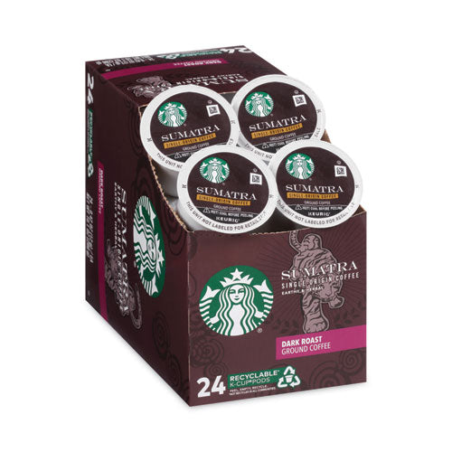 Starbucks Sumatra Coffee K-cups Sumatran 0.4 Oz K-cup 24/box