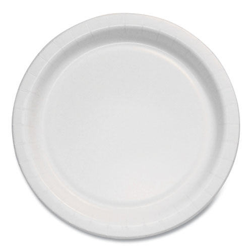 SOLO Bare Eco-forward Clay-coated Paper Plate Proplanet Seal 6" Dia White/brown/green 1000/Case