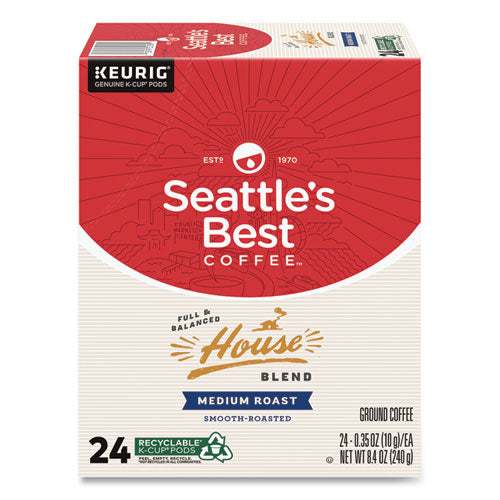 Seattle's Best House Blend Coffee K-cup 24/box