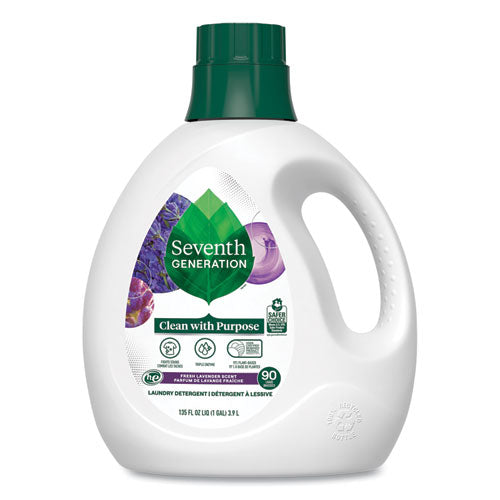 Seventh Generation Natural Liquid Laundry Detergent Fresh Lavender Scent 135 Oz Bottle