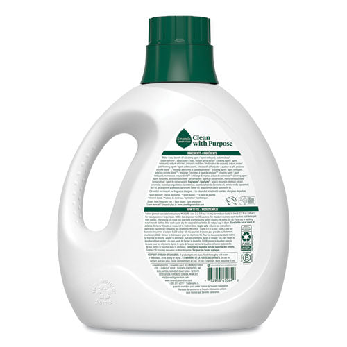 Seventh Generation Natural Liquid Laundry Detergent Fresh Lavender Scent 135 Oz Bottle