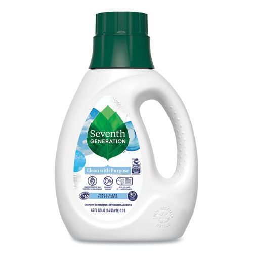 Seventh Generation Natural Liquid Laundry Detergent Fragrance Free 45 Oz Bottle