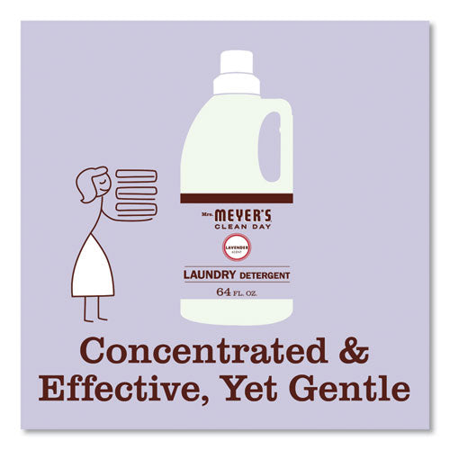 Mrs. Meyer's Liquid Laundry Detergent Lavender Scent 64 Oz Bottle