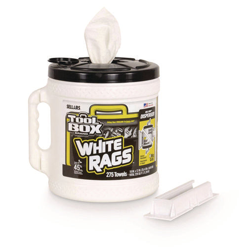 TOOLBOX Z300 Wipers Big Grip Dispenser 1-ply 10x12 White 2/Case