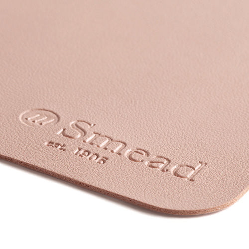 Smead Vegan Leather Desk Pads 31.5x15.7 Light Pink